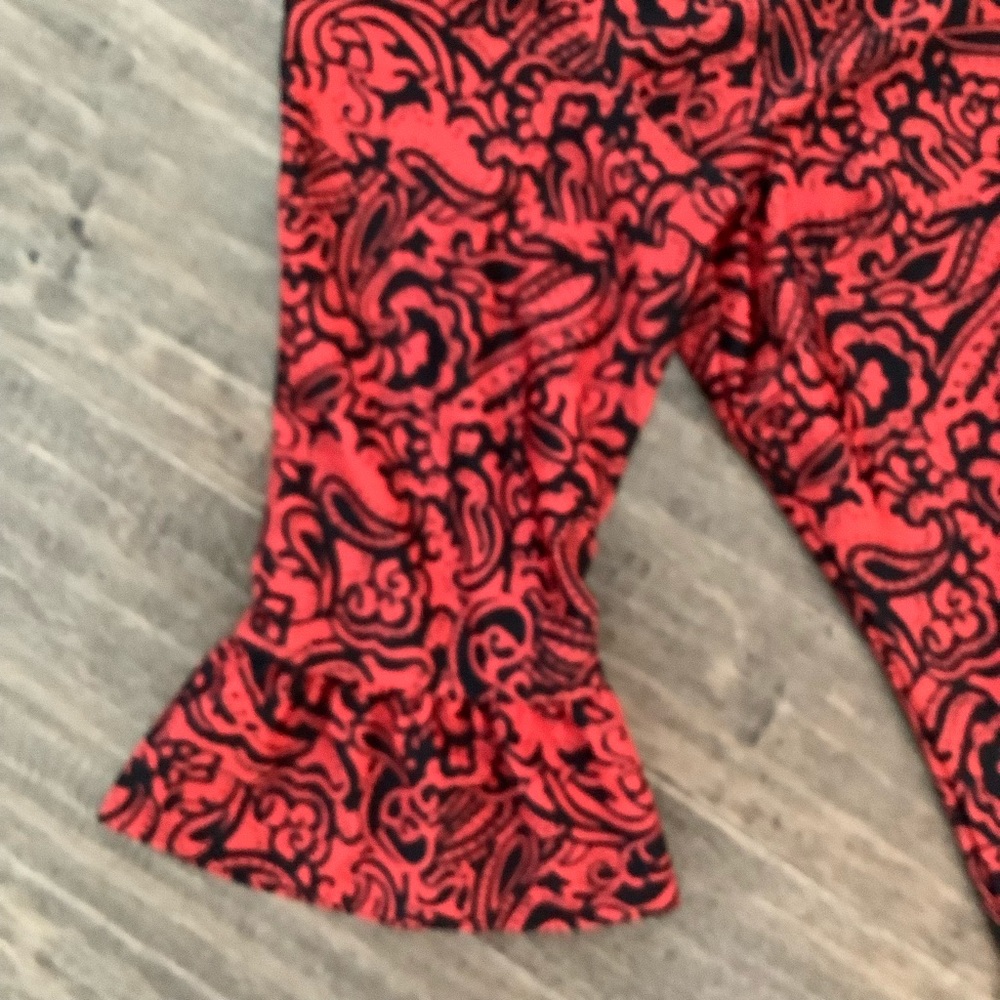 Jude Connally Red and Black Patterned Dress - Picture 3 of 6